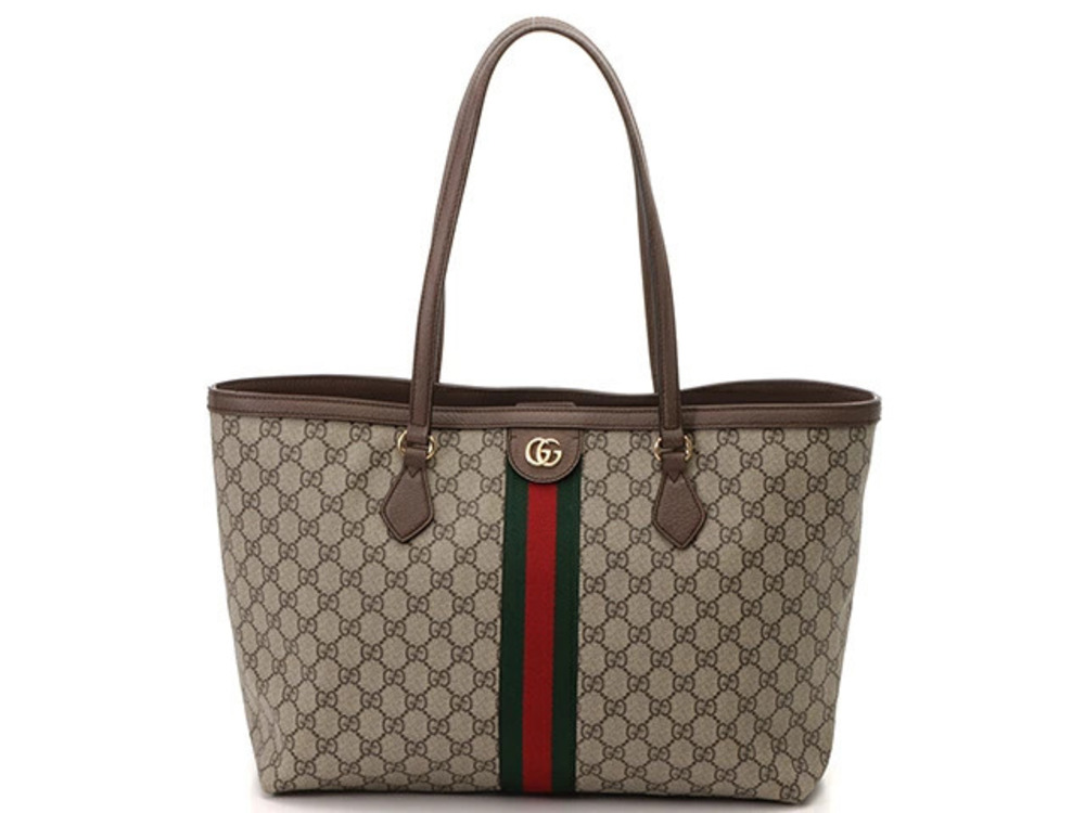 Gucci Ophidia GG Tote Bag Beige Cream